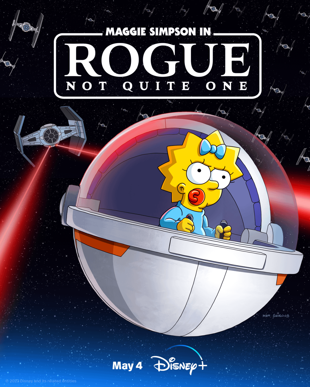 The Simpsons And Star Wars Collide In Latest Disney Plus Short, Rogue Not Quite One