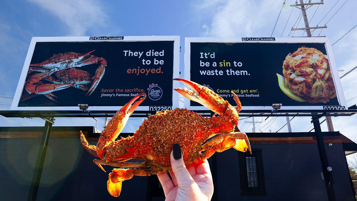 Maryland seafood locale claps back at PETA in billboard feud before crab season: ‘Brought religion into it’