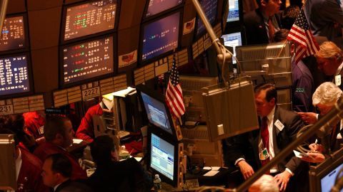 A scene from when my CNN careeer began. Traders working on the floor of the New York Stock Exchange in November 2001.