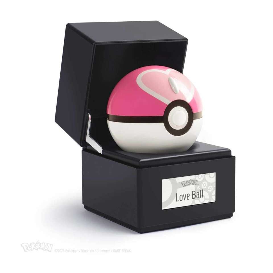 The Love Ball Joins The Pokemon Poke Ball Replica Line Today