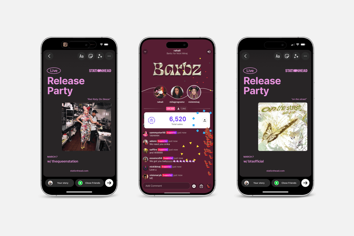 Social music streaming startup Stationhead launches new live commerce tool