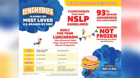 Kraft-Heinz says that Lunchables will minimize school 