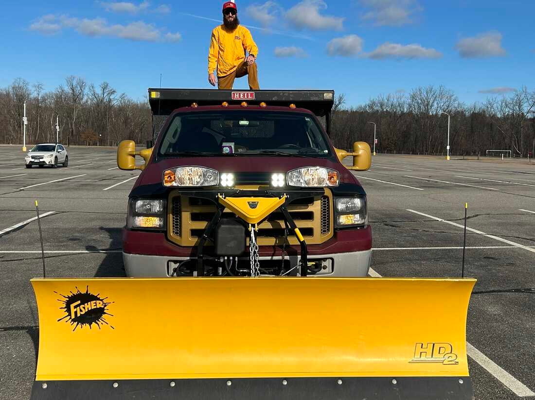 This snowplow driver just started his own service. But warmer winters threaten it