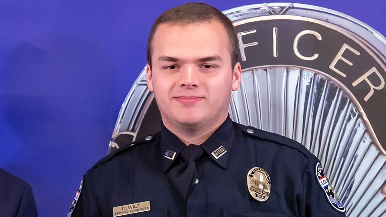 Officer Nickolas Wilt was one of those wounded in the shooting