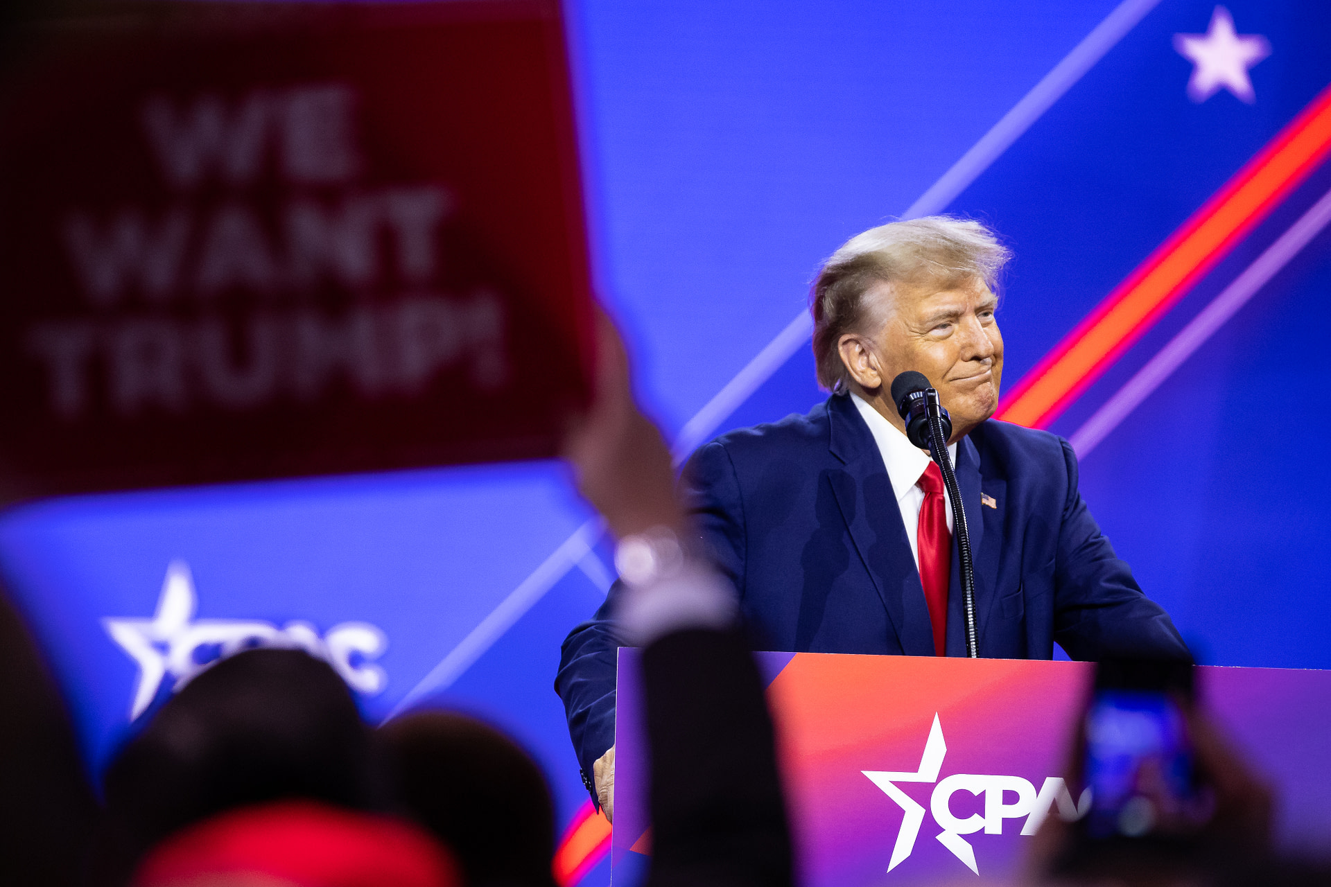 Trump ties a ribbon on the most MAGA CPAC yet
