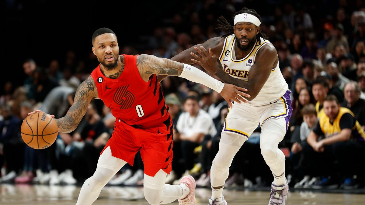 Blazers’ Damian Lillard calls Lakers’ Patrick Beverley a ‘con man’ as on-court feud boils over to Twitter