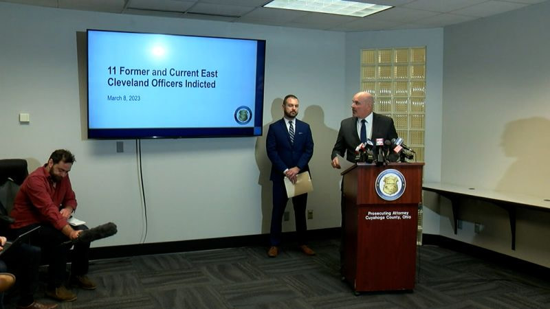 11 current and former East Cleveland police officers indicted after &#8216;appalling&#8217; behavior caught on video, prosecutor says