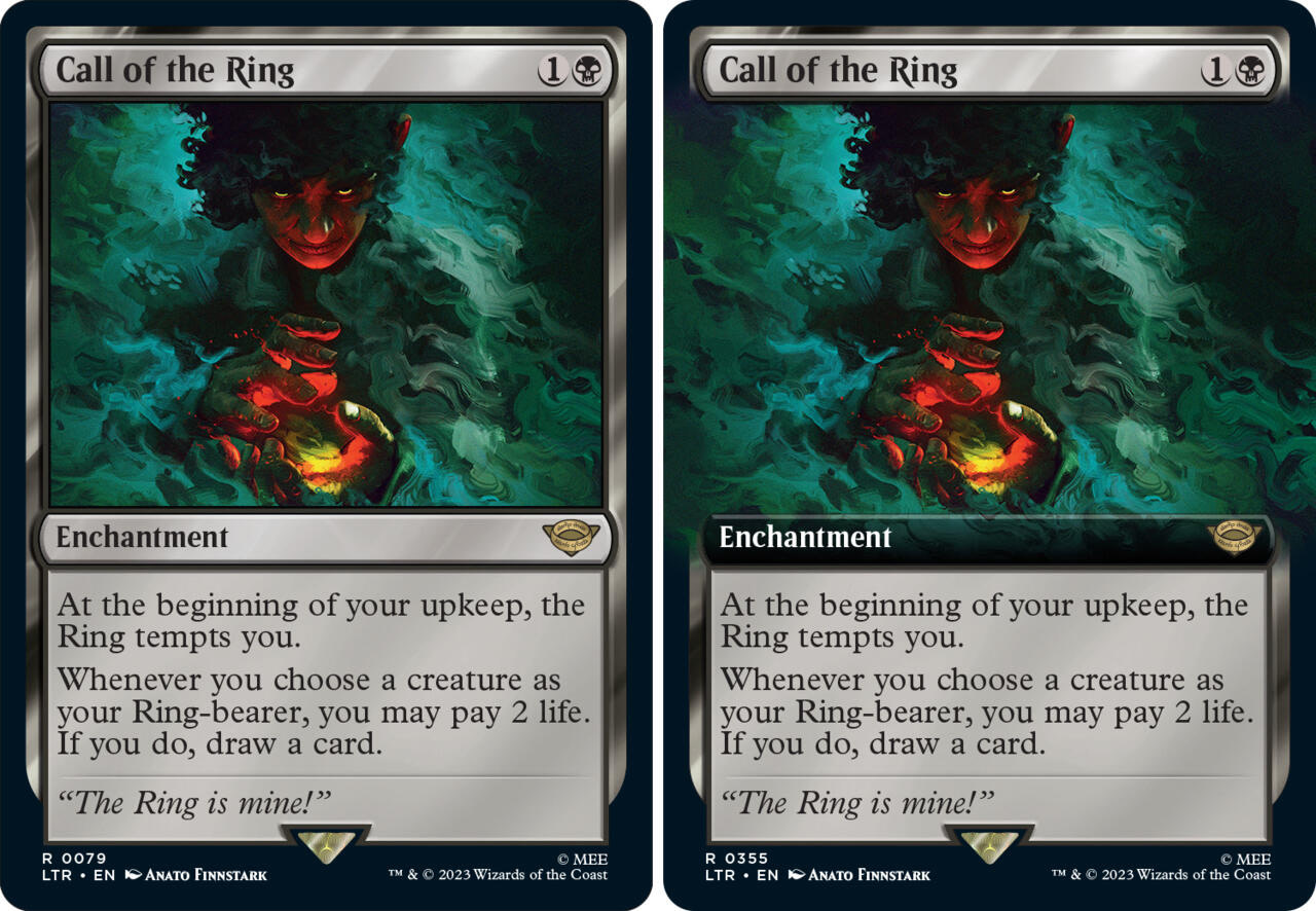 Call of the Ring (regular and full-art variant)