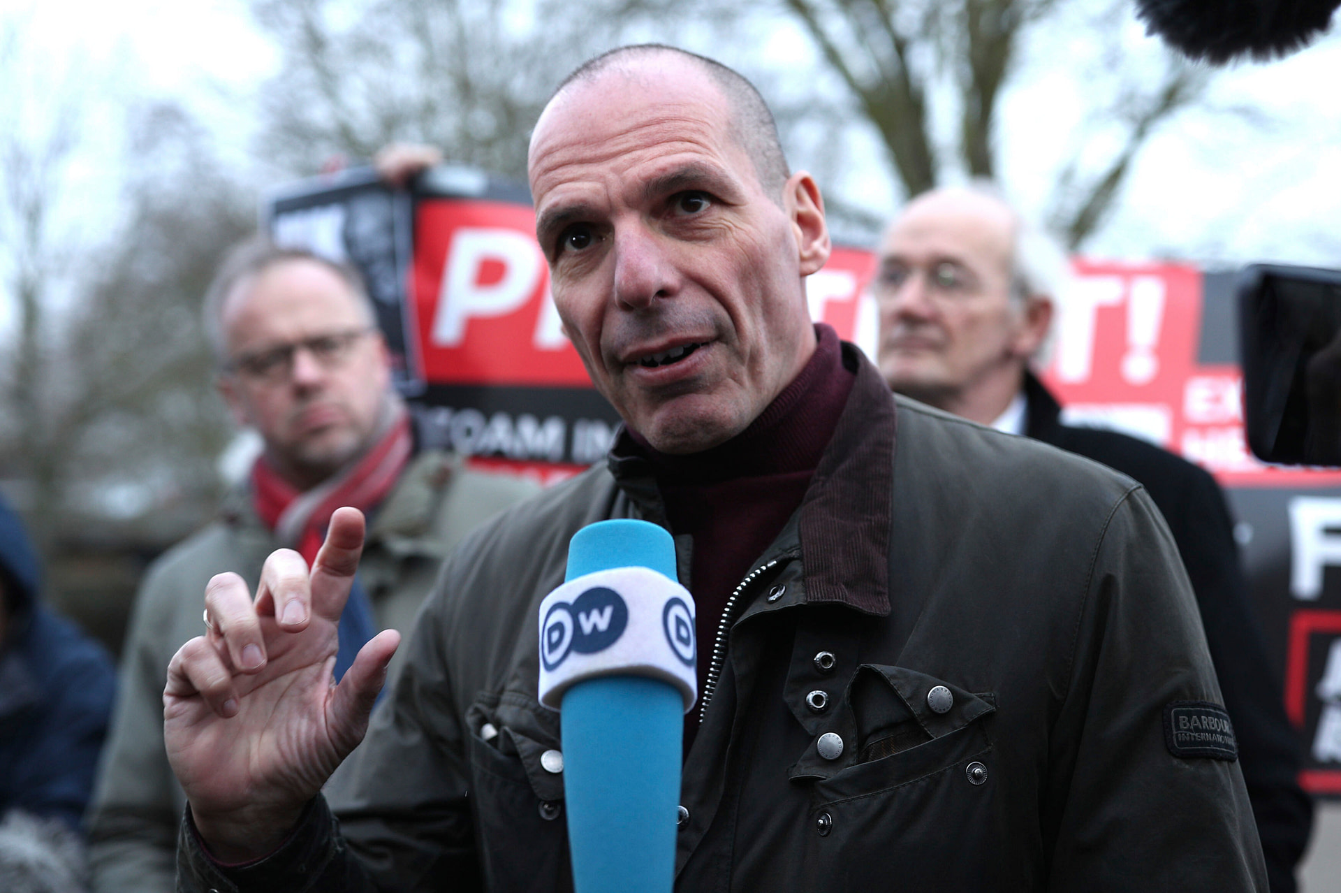 Former Greek Finance Minister Varoufakis attacked in central Athens