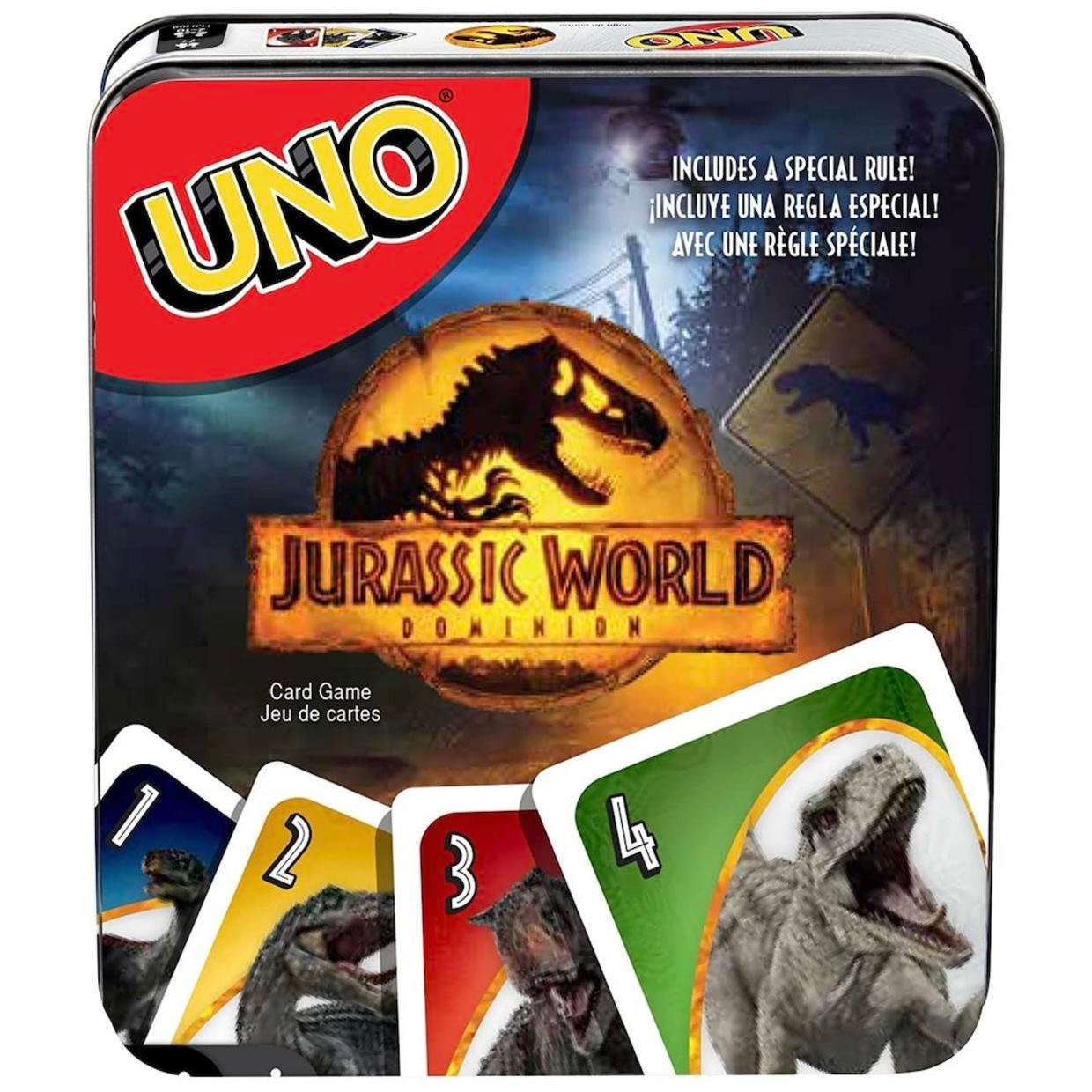 UNO Jurassic World Dominion Card Game 