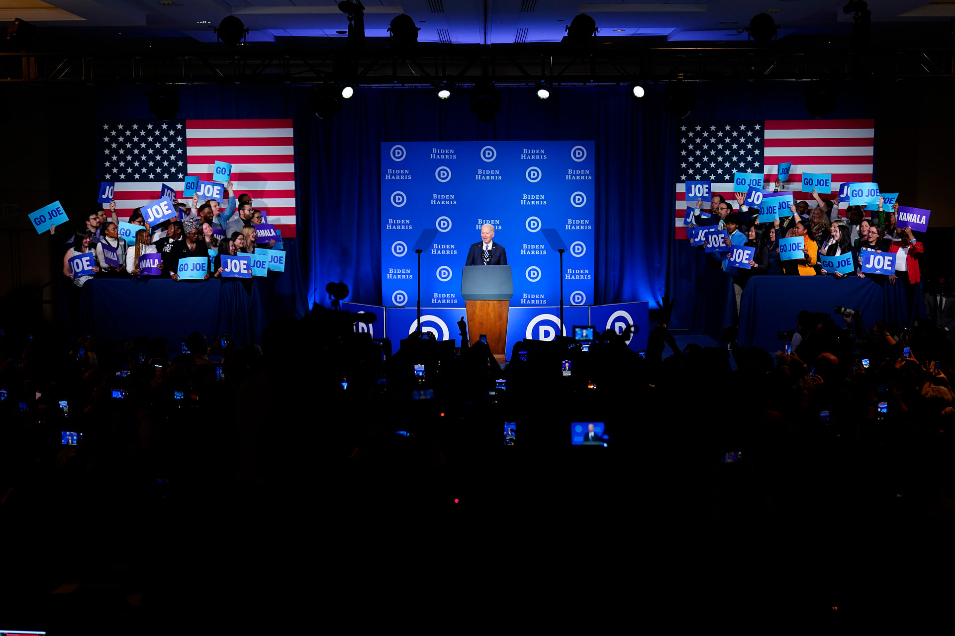 ‘Are you with me?’ Biden previews re-elect campaign at DNC
