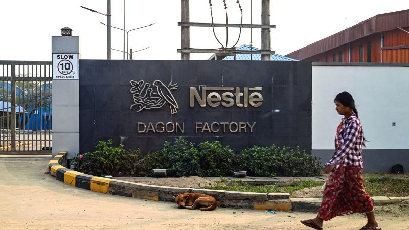 Nestlé to close factory, office in Myanmar