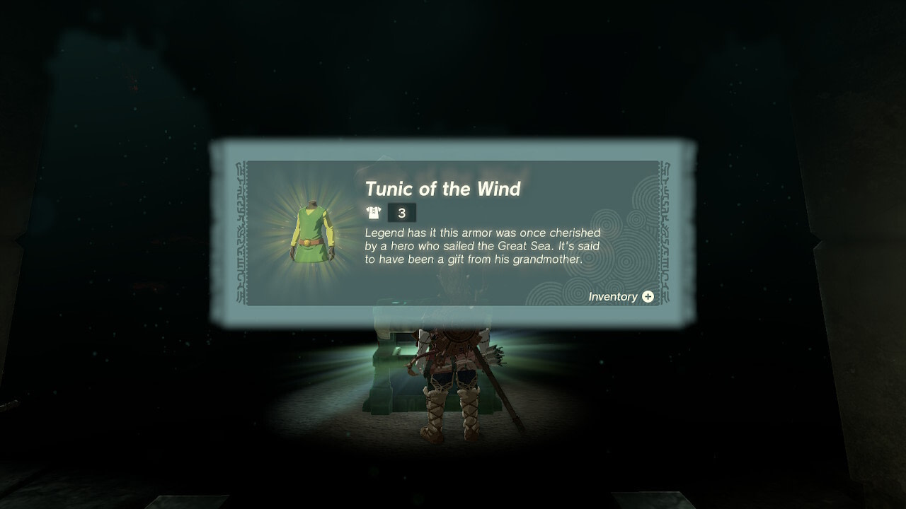 Tunic of the Wind description