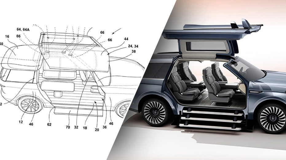 Open wide: Ford has reinvented the SUV door with wild wing design