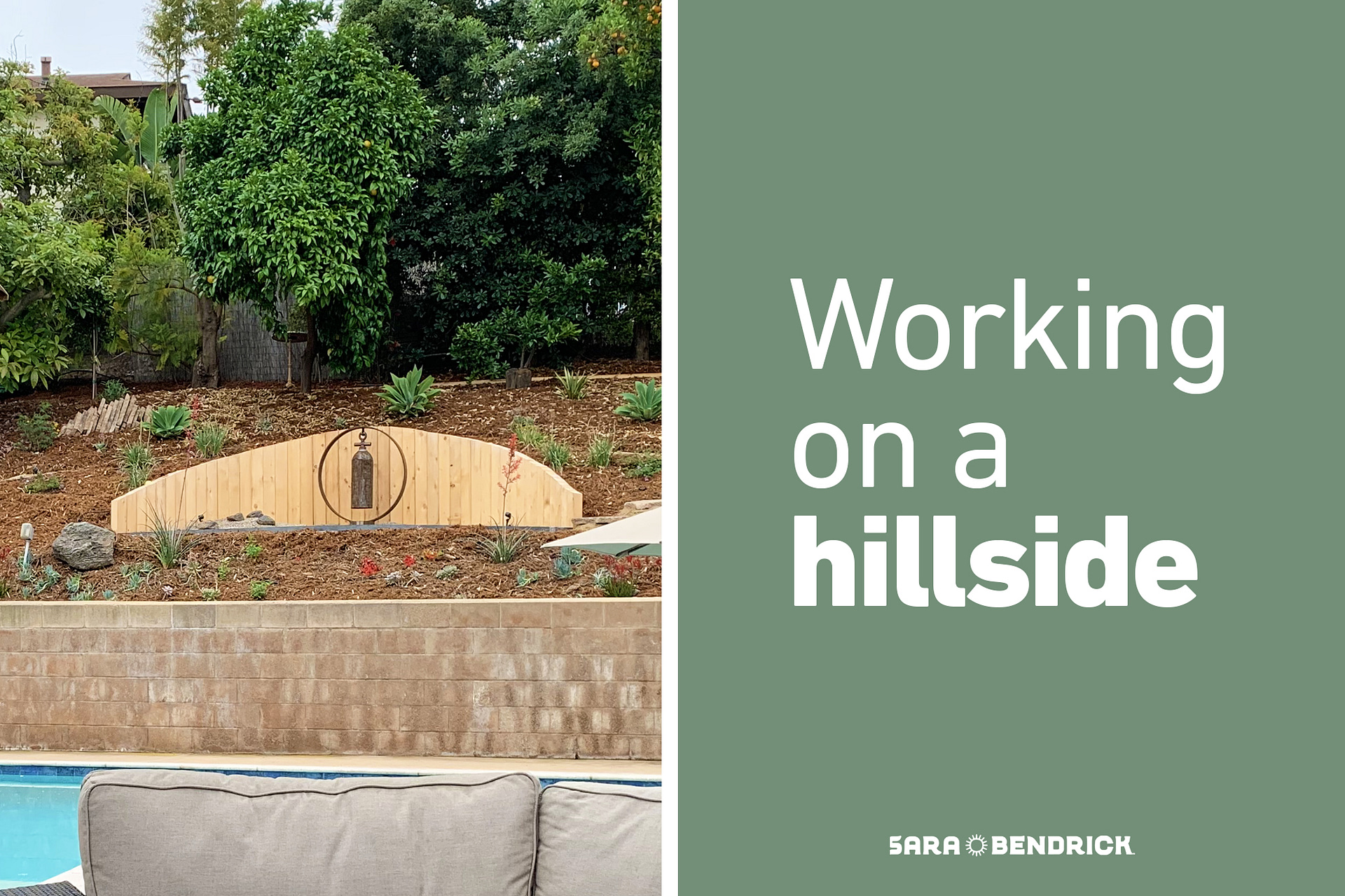 5 creative ways to landscape a sloped yard - Sara Bendrick