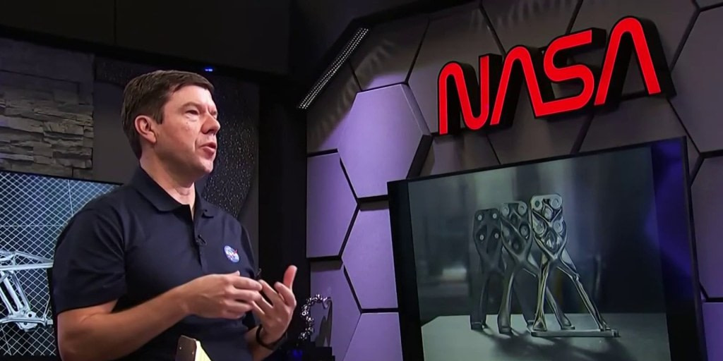 NASA Engineers Use AI To Design Spacecraft Parts - Credit: NBC News