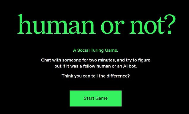 Can YOU tell the difference between a real person and an AI bot? - Credit: Daily Mail