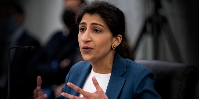We Must Regulate AI: FTC Chair Khan Says - Credit: Ars Technica