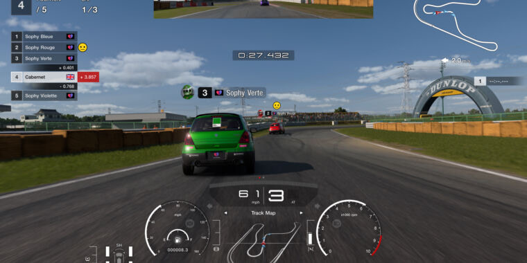 "Gran Turismo 7 Introduces Nearly Invincible AI" - Credit: Ars Technica