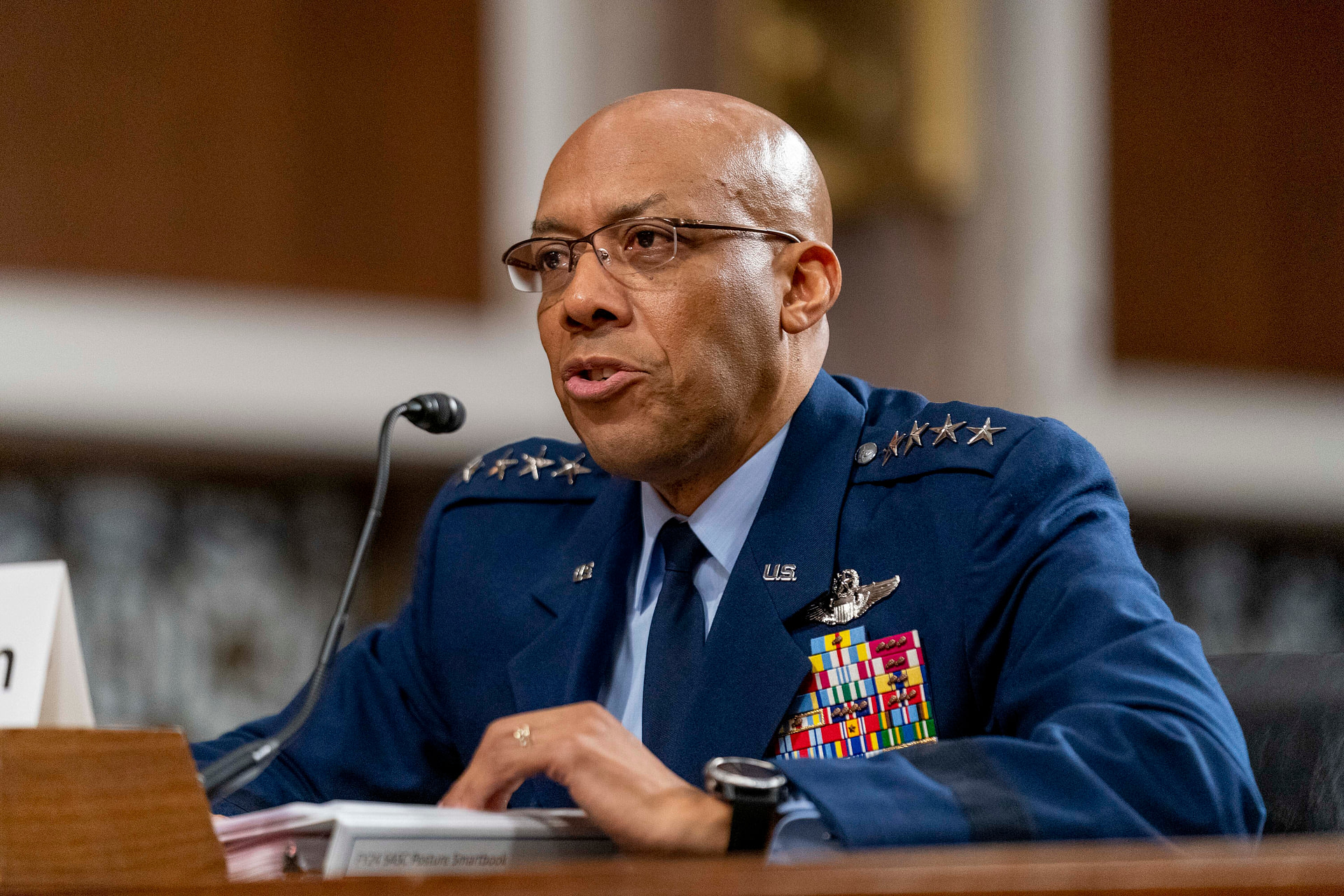 Biden is expected to tap Air Force chief to be nation’s next top military officer