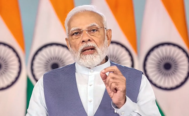 "PM Modi Predicts Technology Will Aid India's Development into a Developed Nation by 2047" - Credit: NDTV