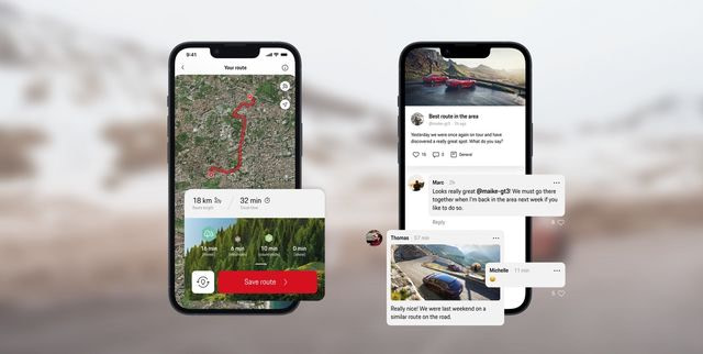 "AI-Powered Porsche Roads App Finds the Most Fun Route, Not Just the Quickest" - Credit: Car and Driver
