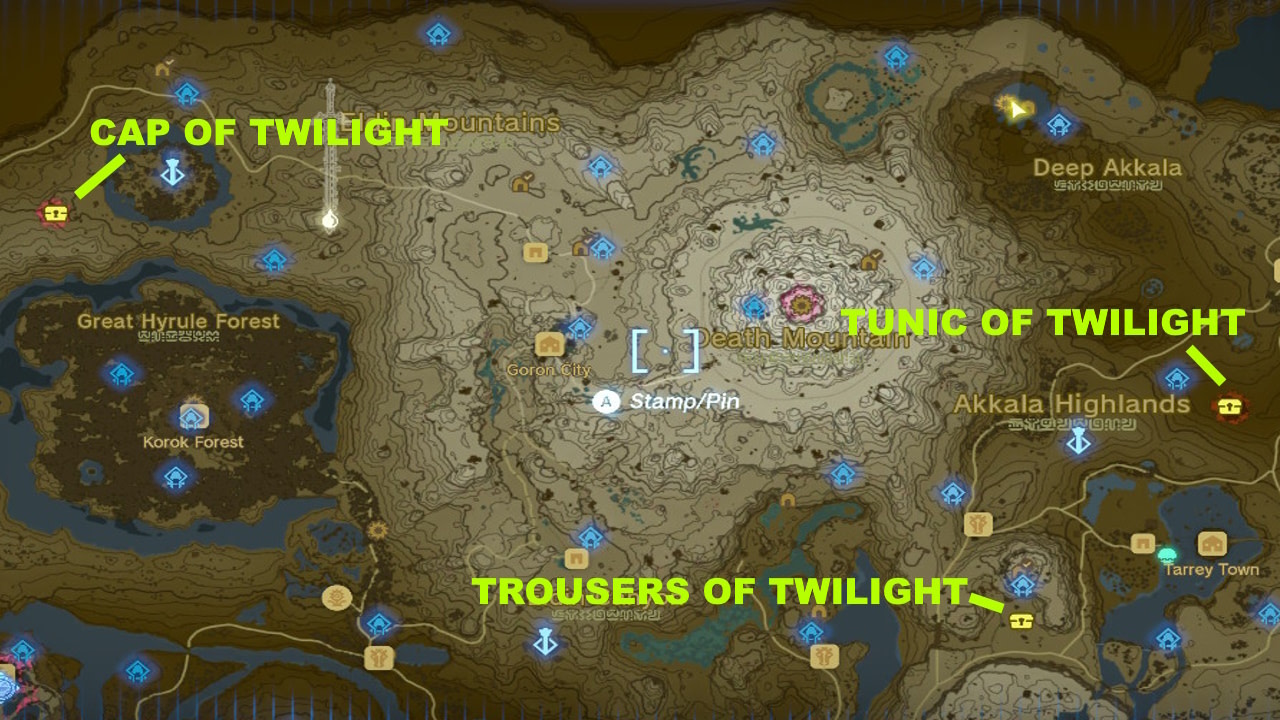 Zelda: Tears Of The Kingdom – Twilight Armor Set Guide
