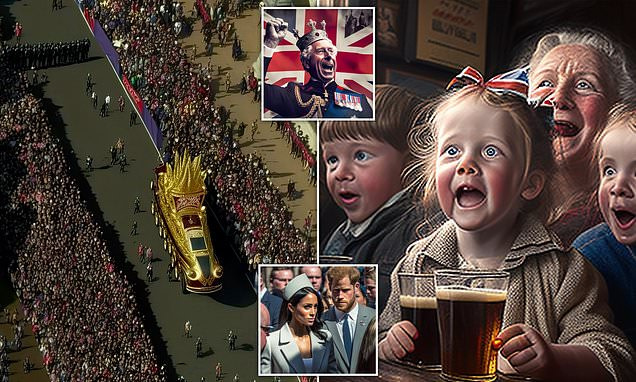 like "AI Predictions for Children Drinking Pints During the Coronavirus Pandemic" - Credit: Daily Mail