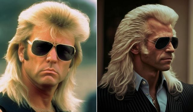 of 2020 "Evaluating the 2020 Presidential Election's AI-Generated Mullet Hairstyles" - Credit: National Review