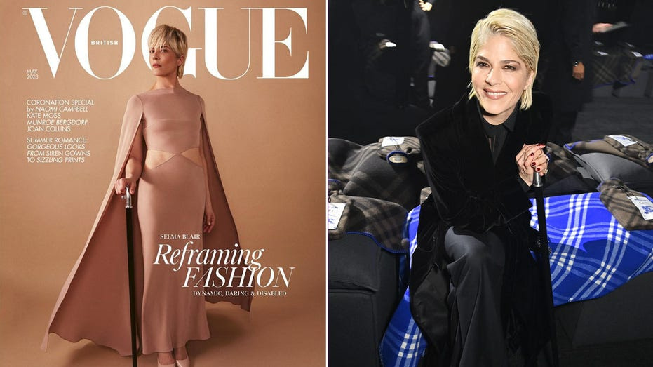 Selma Blair poses with cane on Vogue cover amid MS battle: ‘Wished myself dead’