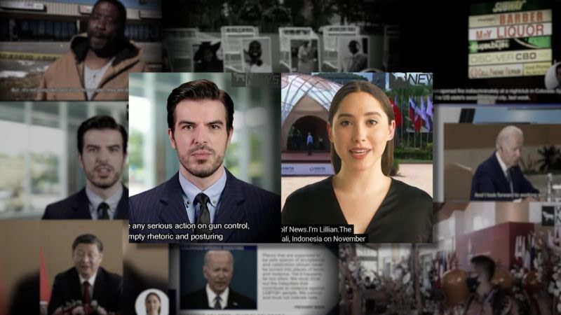 "Deepfake News Campaign Aims to Undermine U.S. Image in Video" - Credit: CNN