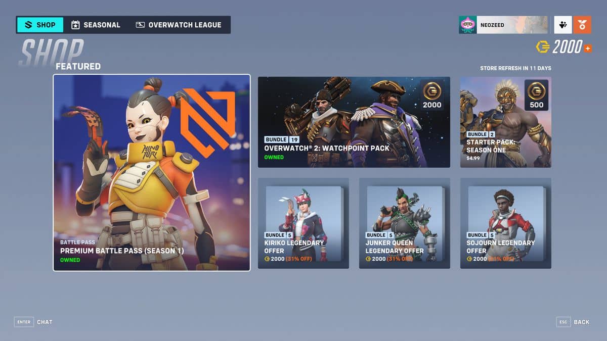 What’s in Overwatch 2’s store and season 1 battle pass