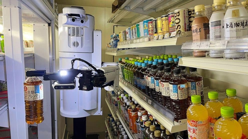 Robot that stocks drinks is newest thing at the corner store