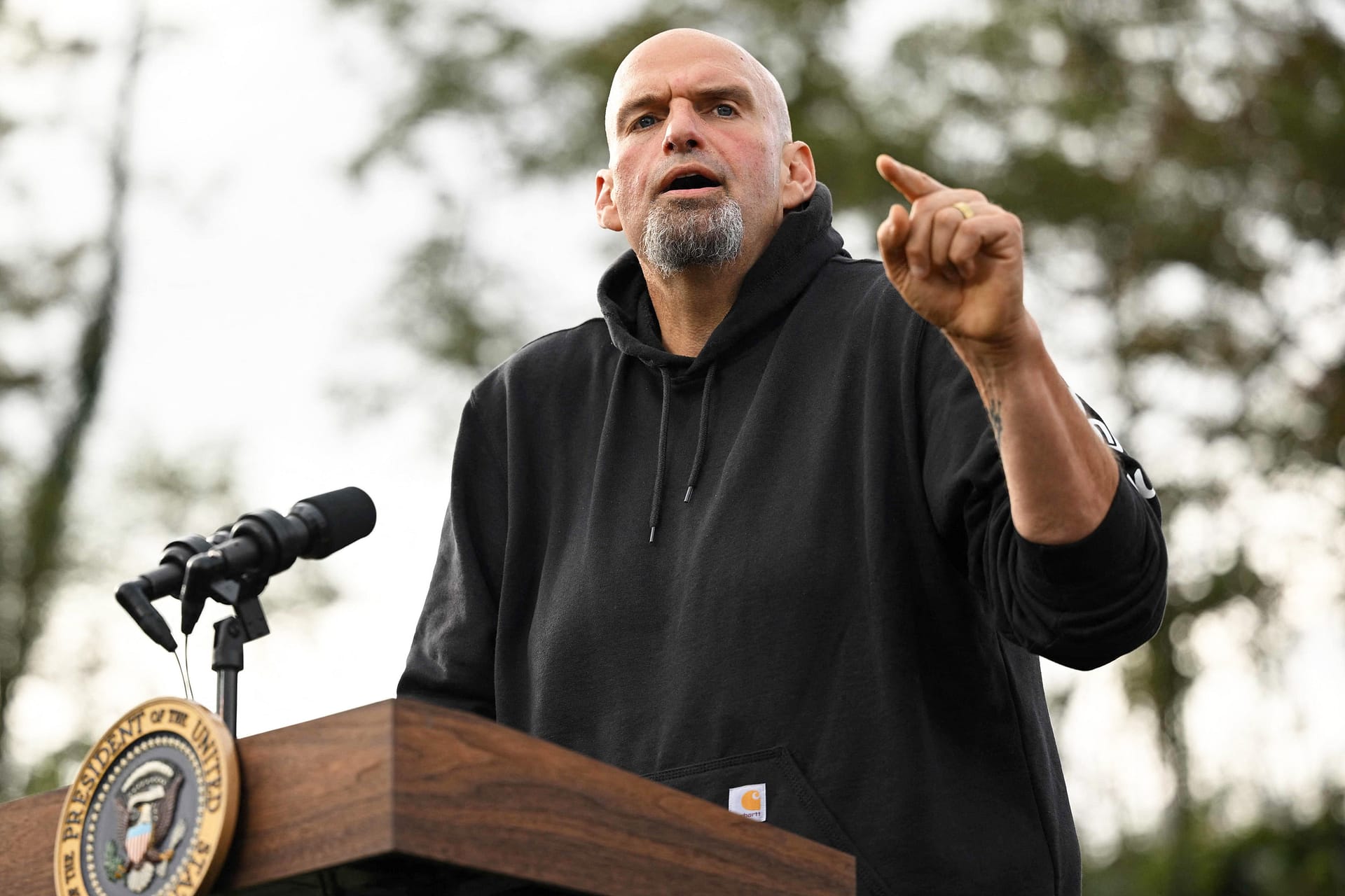 Democrats are focus-grouping Fetterman’s health. Swing voters think he’s getting sharper.