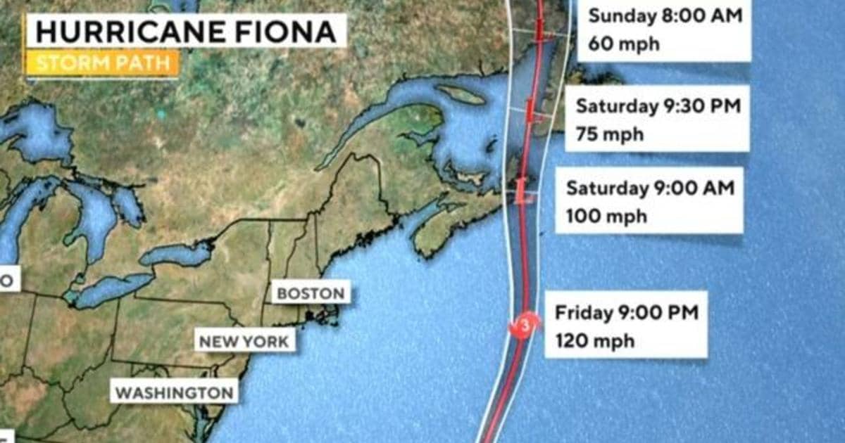 Canada braces for potential “landmark weather event” as Hurricane Fiona moves north