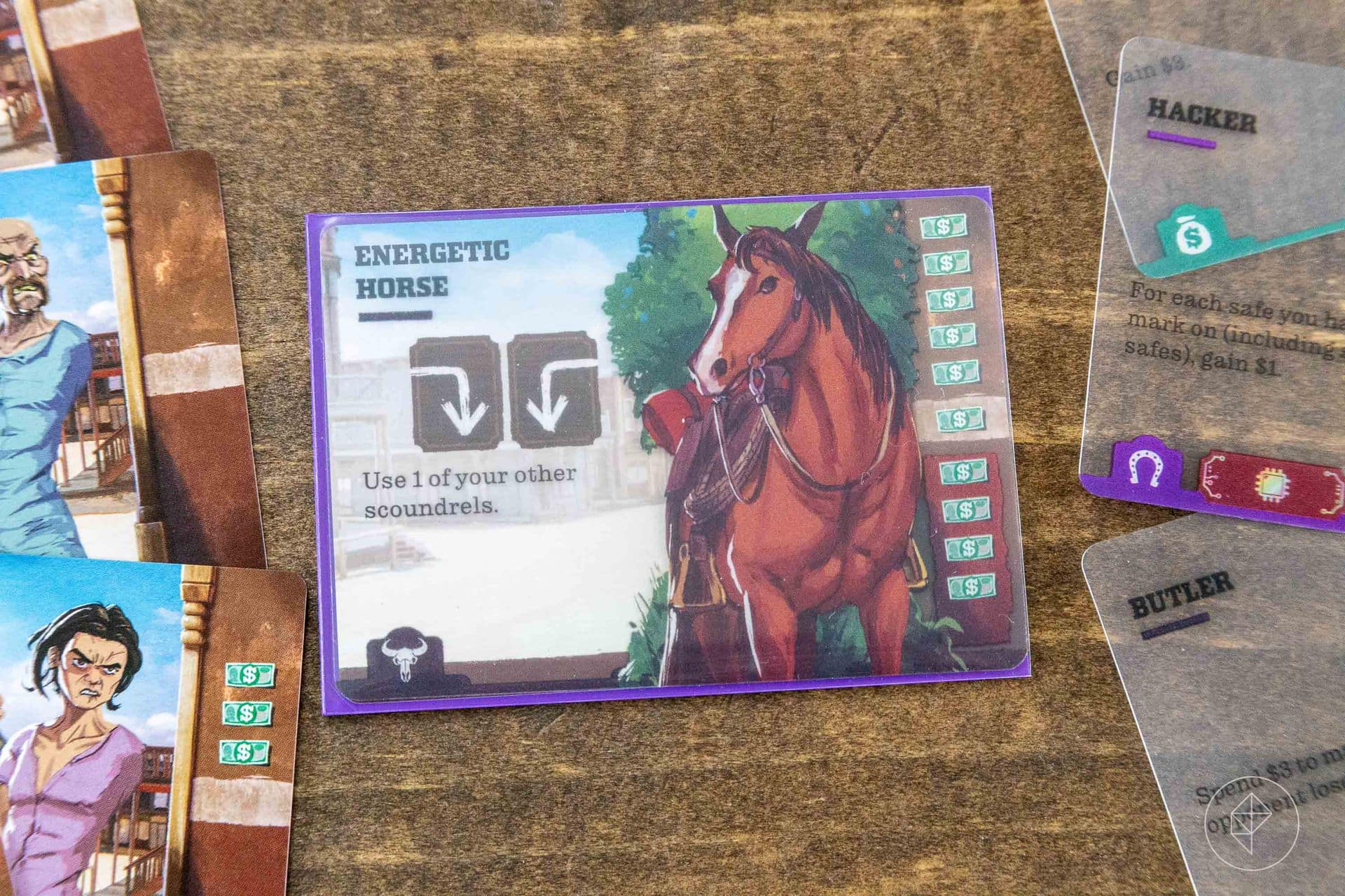 A horse overlay turns a human into a horse.