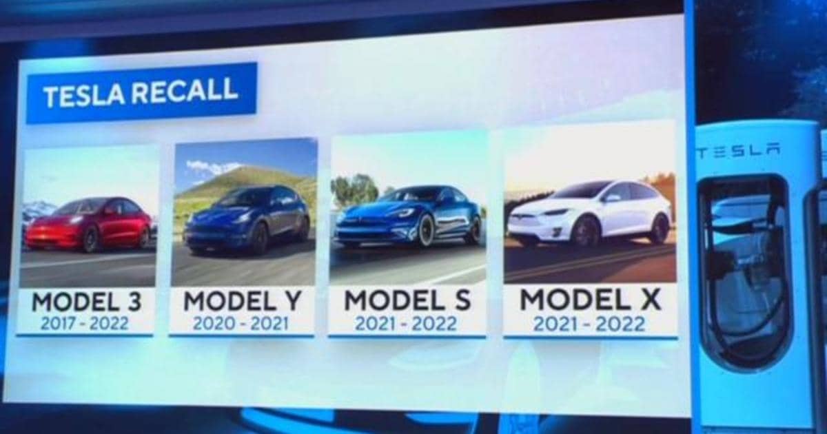 Tesla recalls more than 1 million vehicles