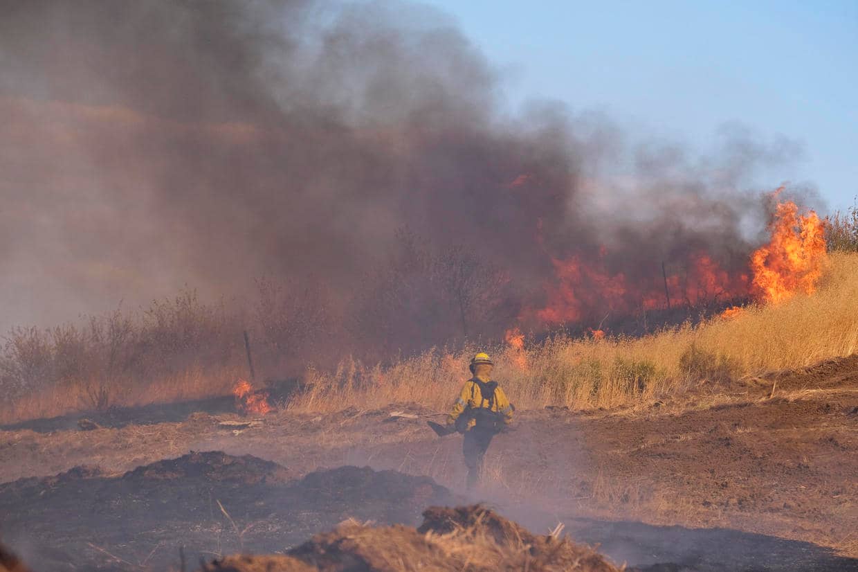 California wildfires force evacuations amid heat wave